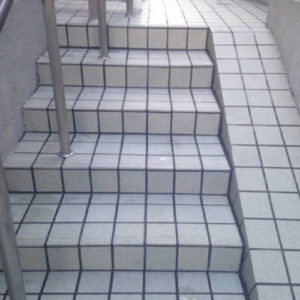 小平市 H医院様 タイル薬品洗浄完了