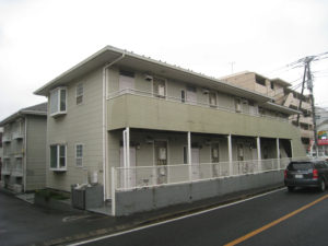 武蔵野市 A棟 外壁塗装工事 施工前